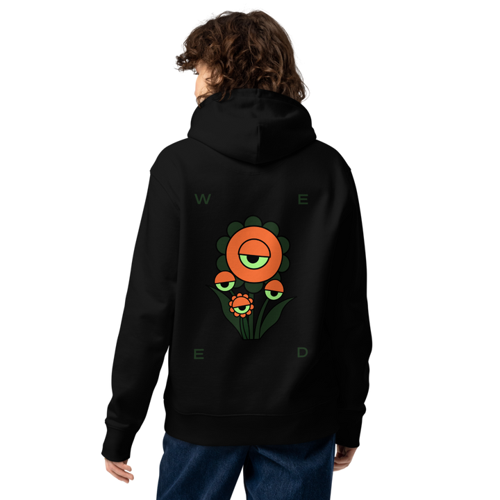 Flower Hoodie Schwarz