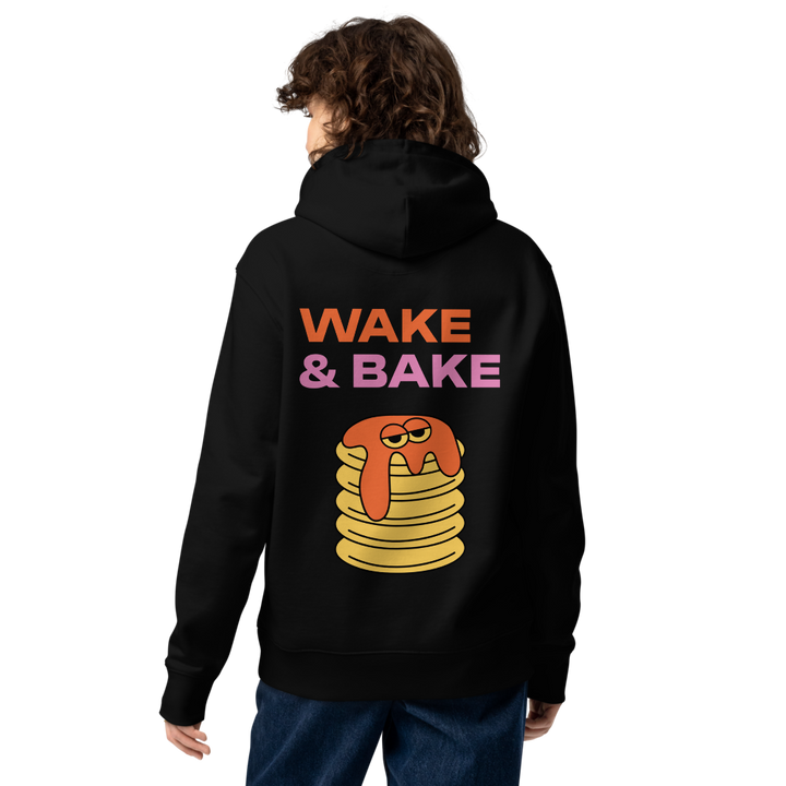 Wake & Bake Hoodie Schwarz